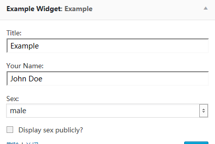 WordPress自定义小工具（Widget ）开发实例插图1