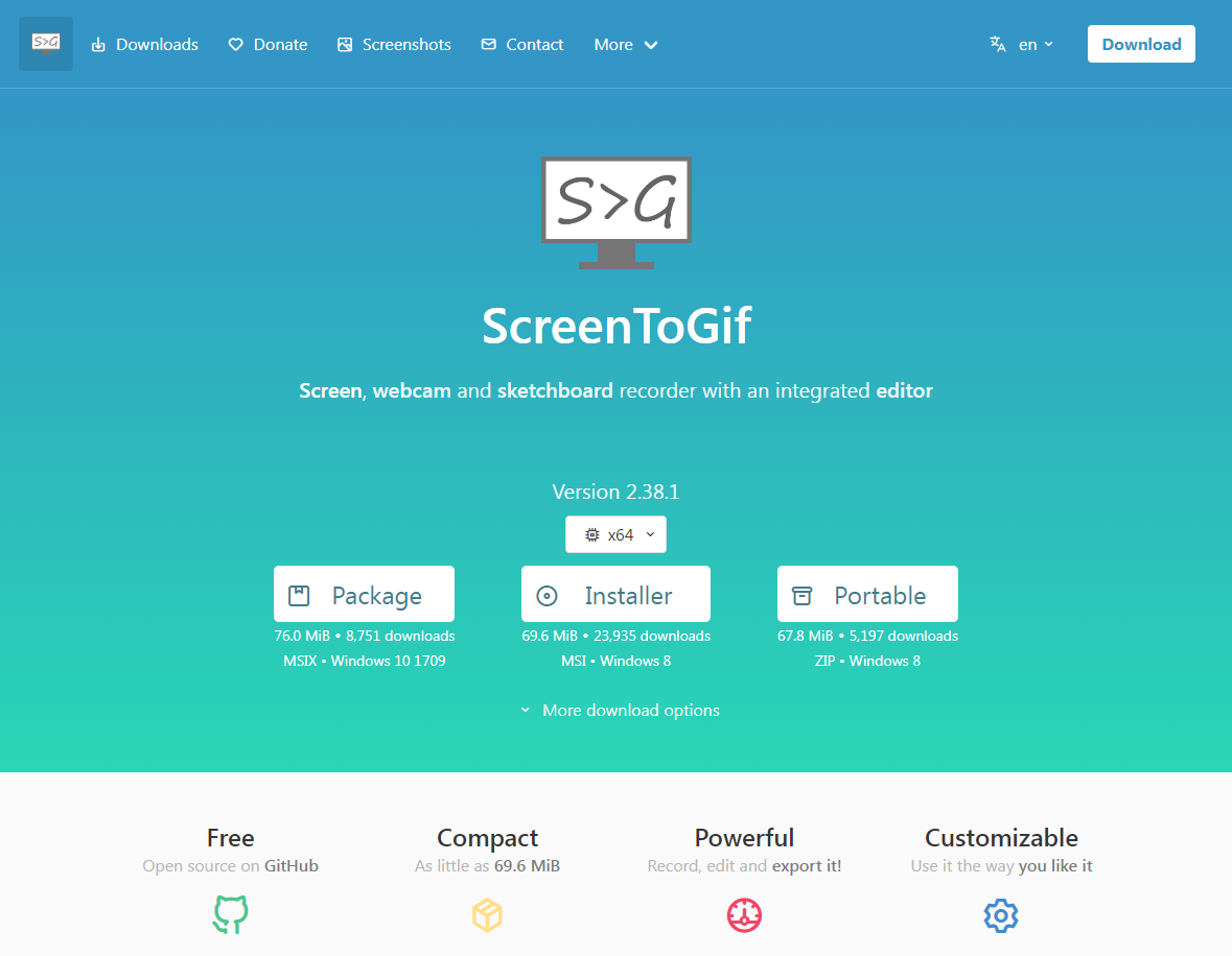 ScreenToGif开源免费屏幕GIF编辑录制工具-狐狸库